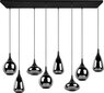 Trio Lumina griestu lampa melna 8x E14 cena un informācija | Piekaramās lampas | 220.lv