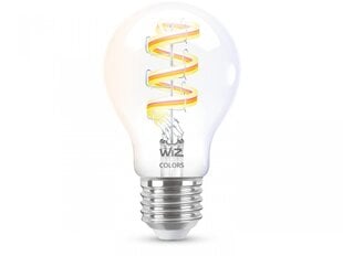 WiZ viedā spuldze, E27, A60, RGB, Wi-Fi, 2200-6500 K, 470 lm, spilgta, 1 gab цена и информация | Лампочки | 220.lv