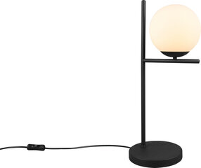 Trio Pure galda lampa, matēta melnbalta, E14 cena un informācija | Galda lampas | 220.lv