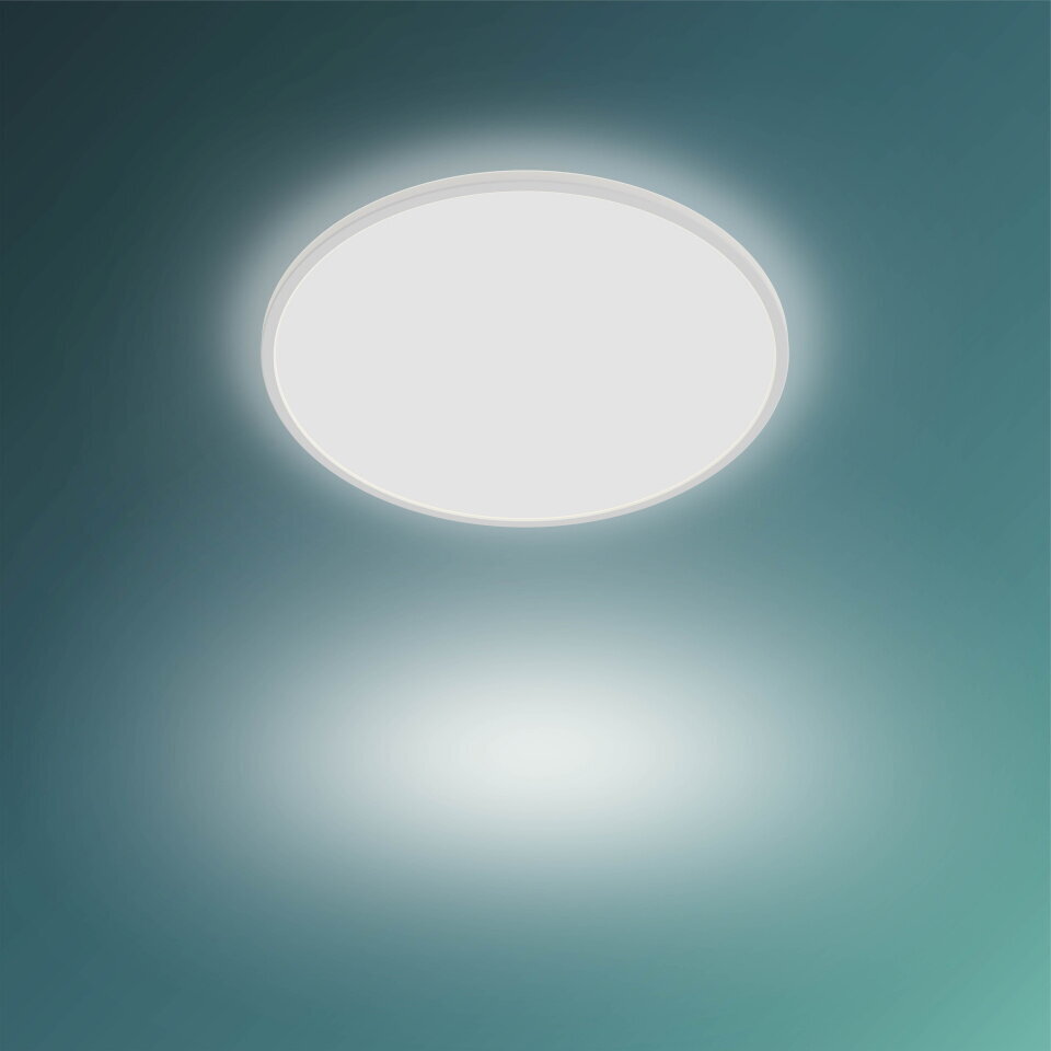 Philips Superslim CL550 - griestu lampa, apaļa, balta, 3600 lm, 2700K cena un informācija | Griestu lampas | 220.lv