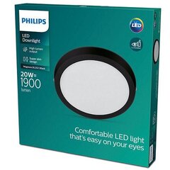 Philips Magneos DL252 - griestu lampa, apaļa, melna, 1900 lm, 2700K cena un informācija | Griestu lampas | 220.lv