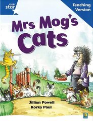 Rigby Star Guided Reading Blue Level: Mrs Mog's Cat Teaching Version цена и информация | Книги для подростков и молодежи | 220.lv
