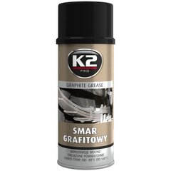 Ziedes grafīta aerosols K2 Graphite Grease, 400 ml цена и информация | Автохимия | 220.lv