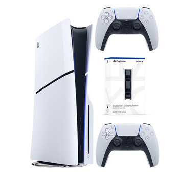 PlayStation 5 Slim Blu-Ray + DualSense Controller + DualSense Charging цена и информация | Игровые приставки | 220.lv