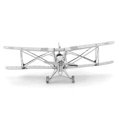 Metāla konstruktors Metal Earth De Havilland Tiger Moth цена и информация | Конструкторы и кубики | 220.lv