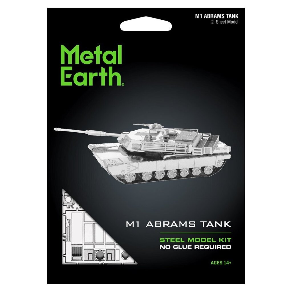 Metāla konstruktors Metal Earth Tank M1 Abrams cena un informācija | Konstruktori | 220.lv