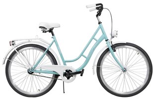 Prece ar bojājumu. Pilsētas velosipēds AZIMUT Retro 26" 2021, gaiši zils cena un informācija | Preces ar bojājumiem | 220.lv