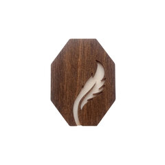 Деревянная игольница Kind Fox "Feather" KF056/51 цена и информация | Принадлежности для вышивания | 220.lv