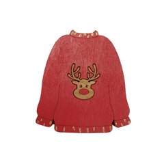 Koka adatnīca Kind Fox Christmas sweater KF056/81 cena un informācija | Izšūšanas piederumi | 220.lv