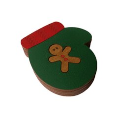 Деревянная игольница Kind Fox "Christmas  mitten" KF056/83 цена и информация | Принадлежности для вышивания | 220.lv