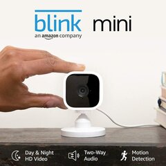 Blink Mini Compact indoor plug-in цена и информация | Камеры видеонаблюдения | 220.lv