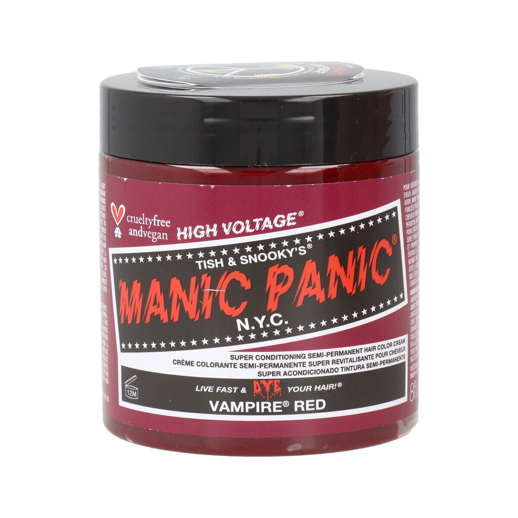 Daļēji pagaidu krāsa Manic Panic High Voltage,sarkans, 237 ml cena un informācija | Matu krāsas | 220.lv