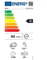 Bosch SMP4HCW78S cena un informācija | Trauku mazgājamās mašīnas | 220.lv