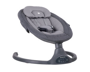 Elektriskais šūpuļkrēsls/šūpoles KikkaBoo Codie, Dark Grey cena un informācija | Bērnu šūpuļkrēsliņi | 220.lv