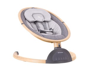 Elektriskais šūpuļkrēsls/šūpoles KikkaBoo Ashlee, Light Grey cena un informācija | Bērnu šūpuļkrēsliņi | 220.lv