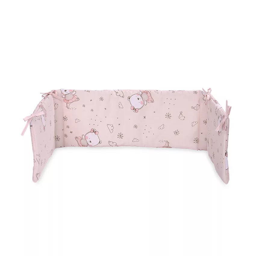 Gultas aizsargs Lorelli Pink Ballerina Bear cena un informācija | Bērnu drošības preces | 220.lv