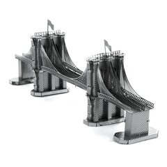 3D metāla puzle Metal Earth Brooklyn Bridge cena un informācija | Konstruktori | 220.lv