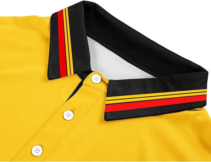 Vīriešu geeksport polo krekls, īsām piedurknēm, parastā piegriezuma, dzeltens cena un informācija | Vīriešu T-krekli | 220.lv