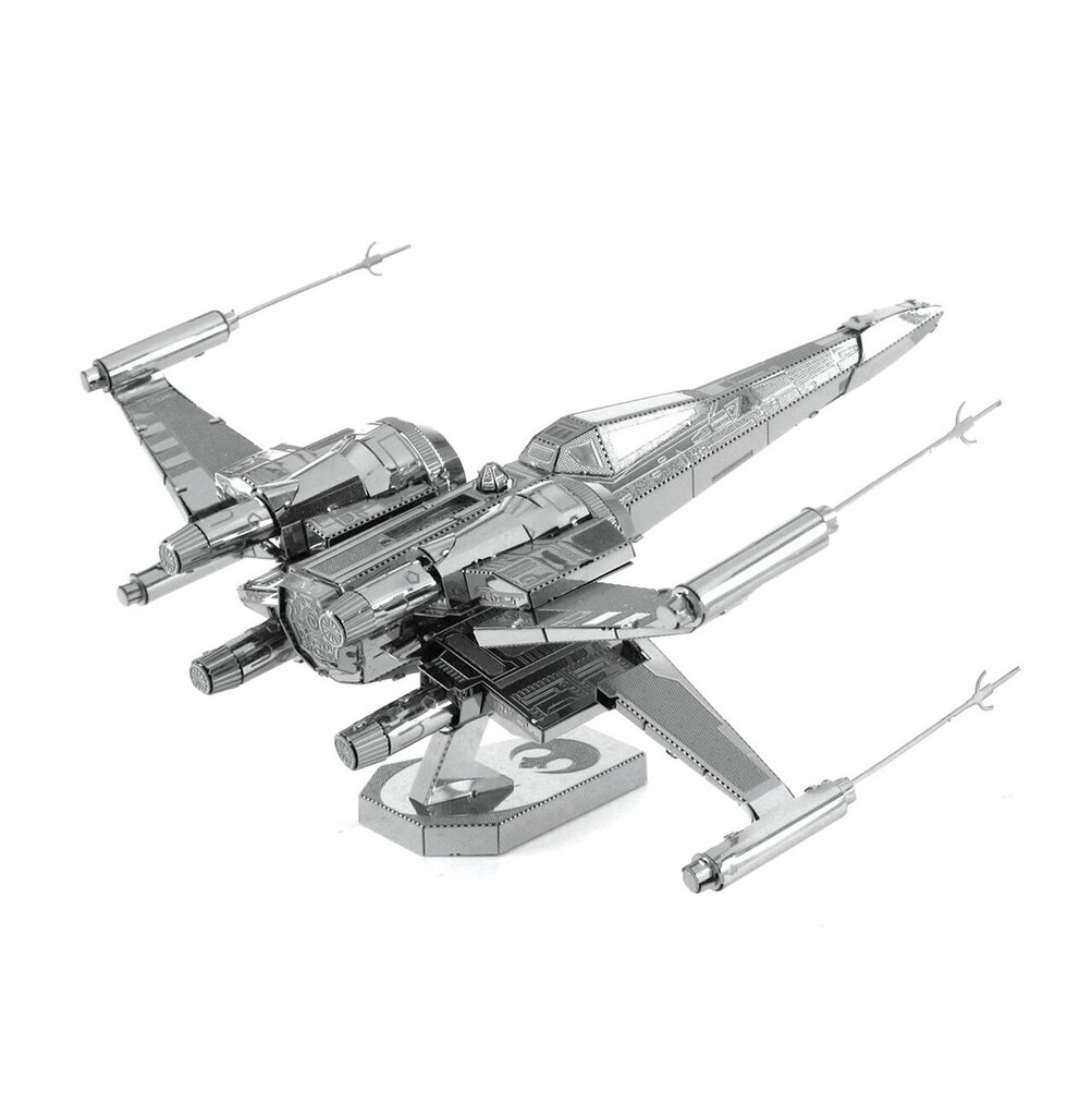 Metāla konstruktors Metal Earth Star Wars Poe Dameron's X-Wing Fighter cena un informācija | Konstruktori | 220.lv