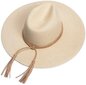 Sieviešu salmu cepure, bēša cena un informācija | Sieviešu cepures | 220.lv