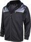 Igeekwell vīriešu džemperis ar kapuci, melns cena un informācija | Vīriešu jakas | 220.lv
