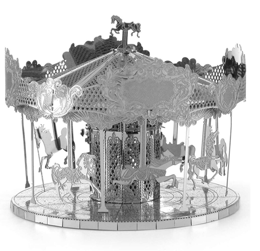 Metāla konstruktors Metal Earth Merry Go Round cena un informācija | Konstruktori | 220.lv