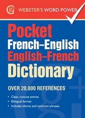 Pocket French English English-French Dictionary: Over 20,000 References cena un informācija | Svešvalodu mācību materiāli | 220.lv