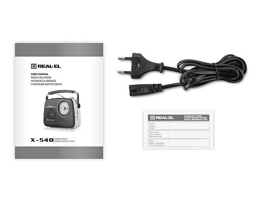 Real-El X-540 cena un informācija | Radioaparāti, modinātājpulksteņi | 220.lv