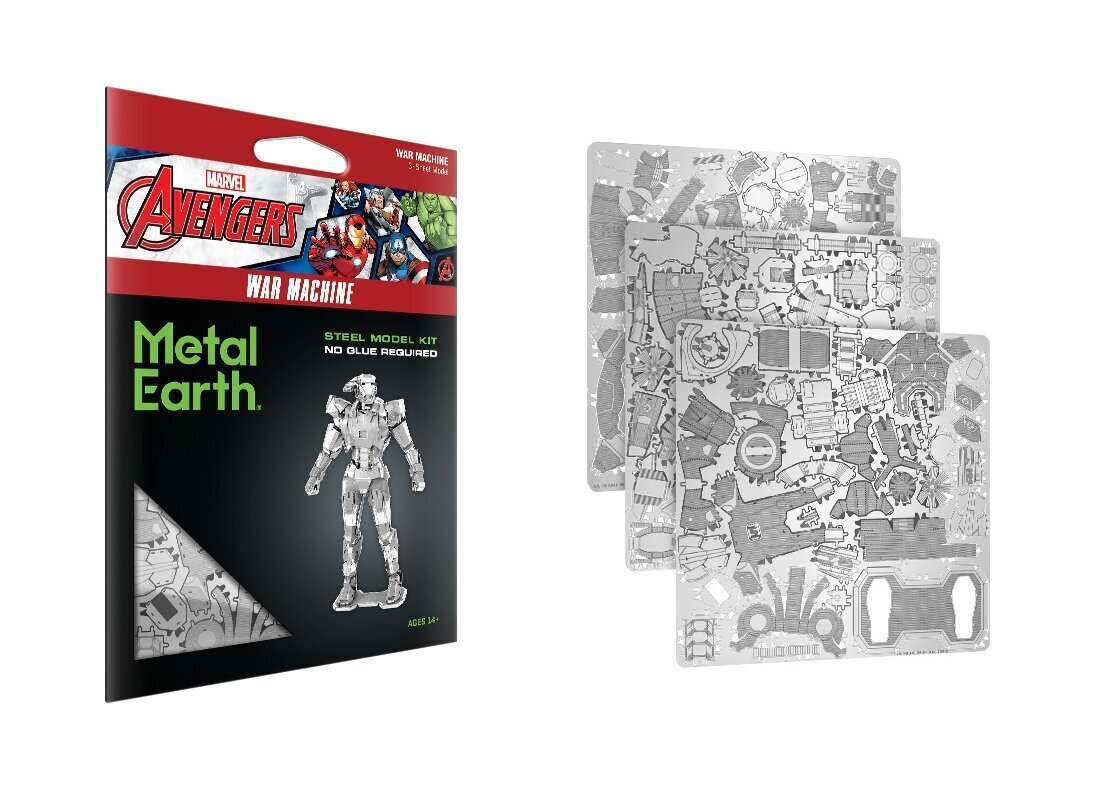 Metāla konstruktors Metal Earth Marvel War Machine cena un informācija | Konstruktori | 220.lv