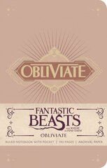 Fantastic Beasts and Where to Find Them: Obliviate Hardcover Ruled Notebook цена и информация | Книги об искусстве | 220.lv