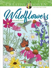 Creative Haven Wildflowers Coloring Book цена и информация | Книги для малышей | 220.lv