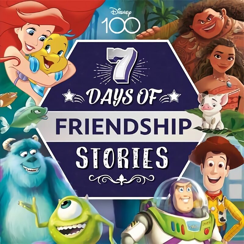 Disney D100: 7 Days of Friendship Stories cena un informācija | Grāmatas mazuļiem | 220.lv