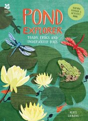 Pond Explorer: Nature Sticker & Activity Book cena un informācija | Grāmatas mazuļiem | 220.lv