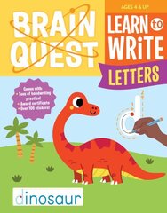 Brain Quest Learn to Write: Letters cena un informācija | Grāmatas mazuļiem | 220.lv