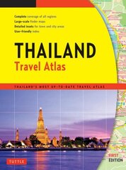 Thailand Travel Atlas цена и информация | Путеводители, путешествия | 220.lv