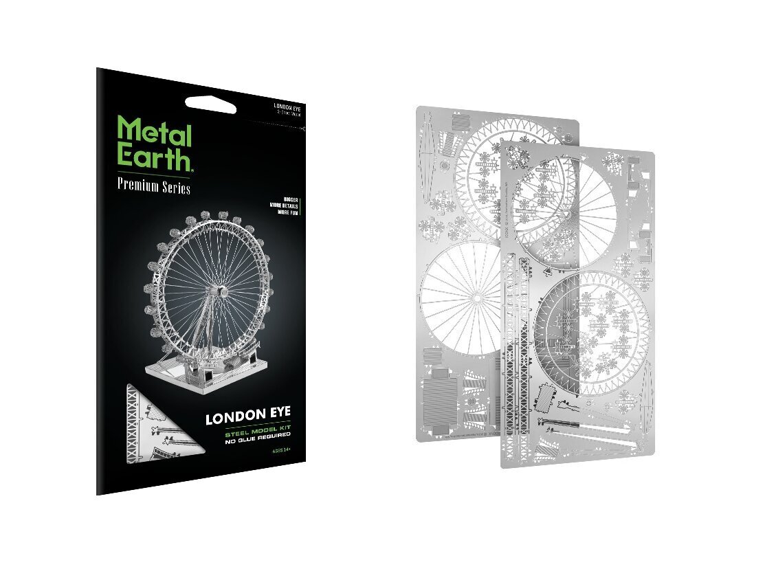 Metāla konstruktors Metal Earth London Eye cena un informācija | Konstruktori | 220.lv