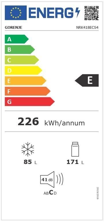 Gorenje NRK418ECS4 cena un informācija | Ledusskapji | 220.lv