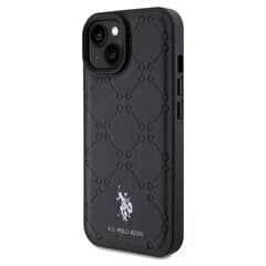 US Polo USHCP15SPYOK iPhone 15 | 14 | 13 6.1" czarny|black Yoke Pattern цена и информация | Чехлы для телефонов | 220.lv