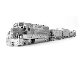 Metāla konstruktors Metal Earth Freight Train Set цена и информация | Конструкторы и кубики | 220.lv
