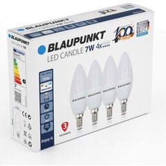 Blaupunkt LED spuldzes E14 7W 4gab, silti baltas цена и информация | Лампочки | 220.lv