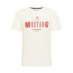 T-krekls vīriešiem Mustang Alex C Print M 1012122 2020, balts cena un informācija | Vīriešu T-krekli | 220.lv
