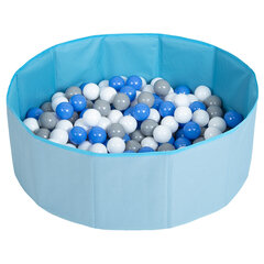Petsona salokāms bumbiņu baseins suņiem, kaķiem, 100 bumbiņas, zils cena un informācija | Suņu rotaļlietas | 220.lv