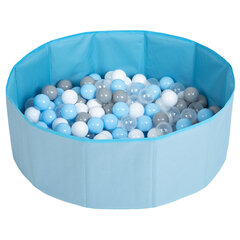 Petsona salokāms bumbiņu baseins suņiem, 100 bumbiņas, zils cena un informācija | Suņu rotaļlietas | 220.lv
