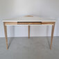 Stūra galds Ashme, 114x85x85cm, pelēks цена и информация | Datorgaldi, rakstāmgaldi, biroja galdi | 220.lv
