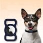 Silikona Airtag turētājs kaķu vai suņu apkaklei, zils cena un informācija | Apkakles, siksnas suņiem | 220.lv