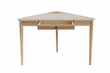 Stūra galds Ashme, 114x85x85 cm, Brūns/bēšs cena un informācija | Datorgaldi, rakstāmgaldi, biroja galdi | 220.lv