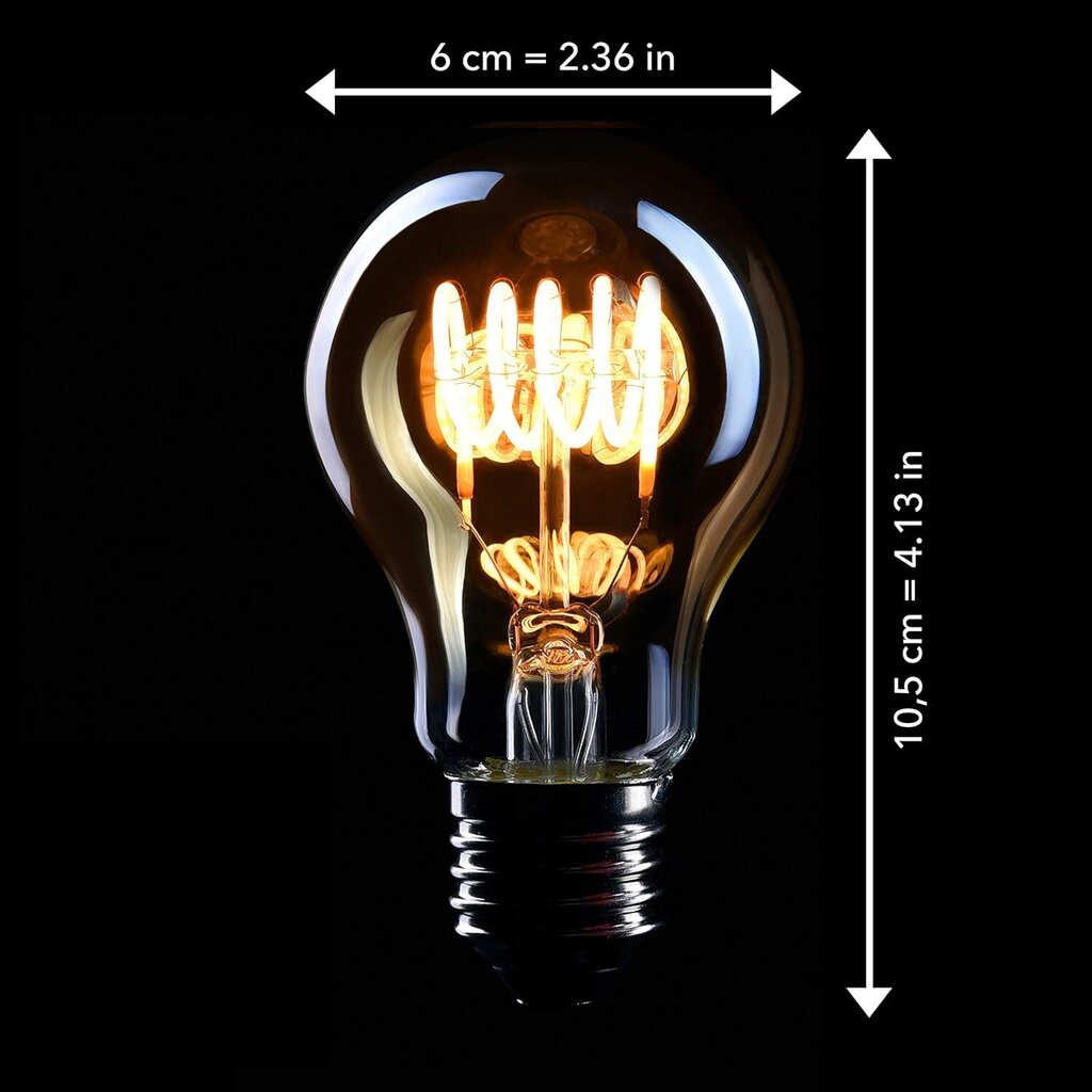 Edison spuldze Crown LED, 3gab, 4W, 230V cena un informācija | Spuldzes | 220.lv