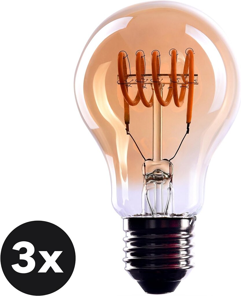 Edison spuldze Crown LED, 3gab, 4W, 230V цена и информация | Spuldzes | 220.lv