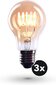 Edison spuldze Crown LED, 3gab, 4W, 230V cena un informācija | Spuldzes | 220.lv