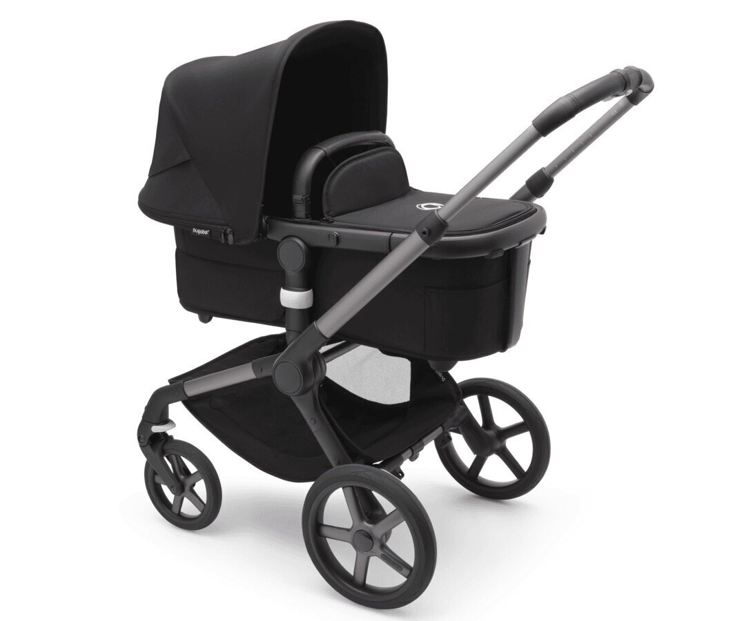 Bugaboo Fox 5 complete Universālie rati, Graphite/Midnight Black cena un informācija | Bērnu rati | 220.lv